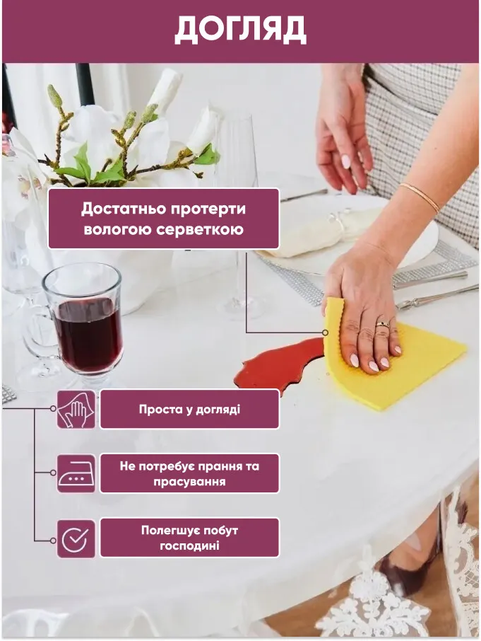 Характеристика скатертини